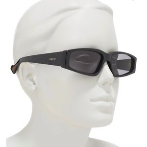 Gucci 58mm rectangle sunglasses